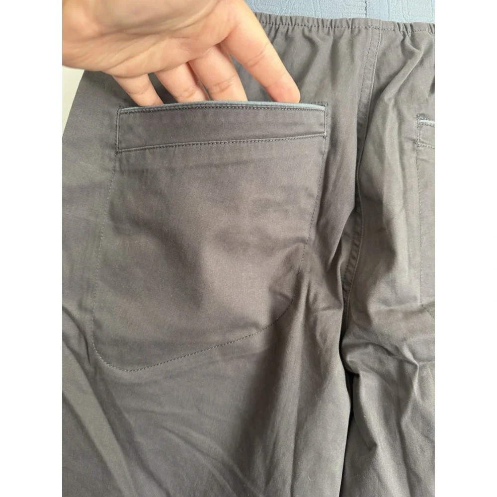 La Sportiva Outdoor Climb Shorts Men's Gray Logo Waistband Casual Hiking S Italy